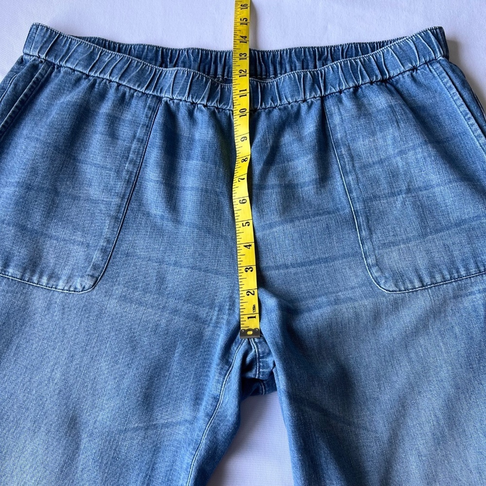 *FIRM PRICE* J. Jill Indigo Pull-On Wide-Leg Pants - Picture 6 of 11